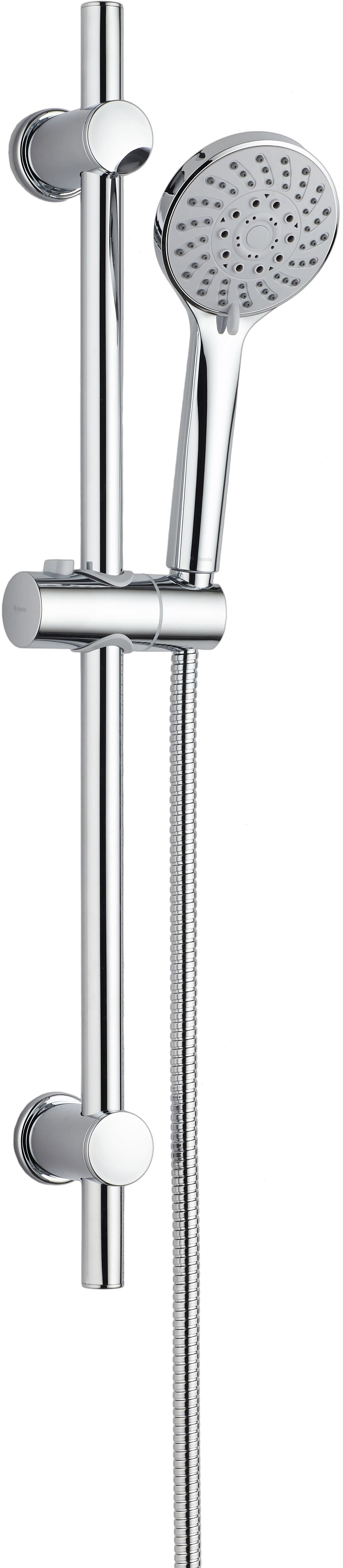 Deante AVIS Duschset mit Handbrause (5 Strahlarten) Chrom