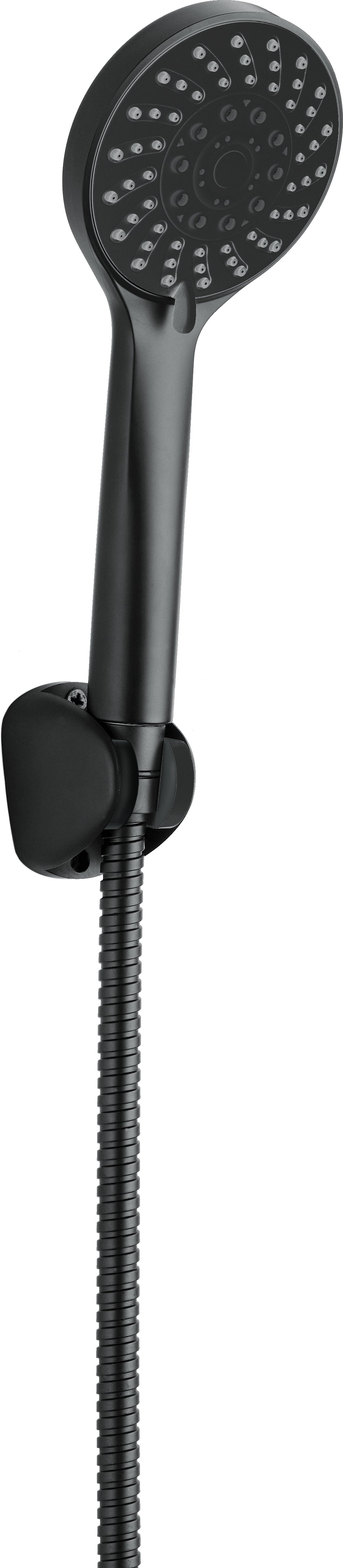 Deante AVIS Duschkopf mit Halterung (5 Strahlarten) Schwarz