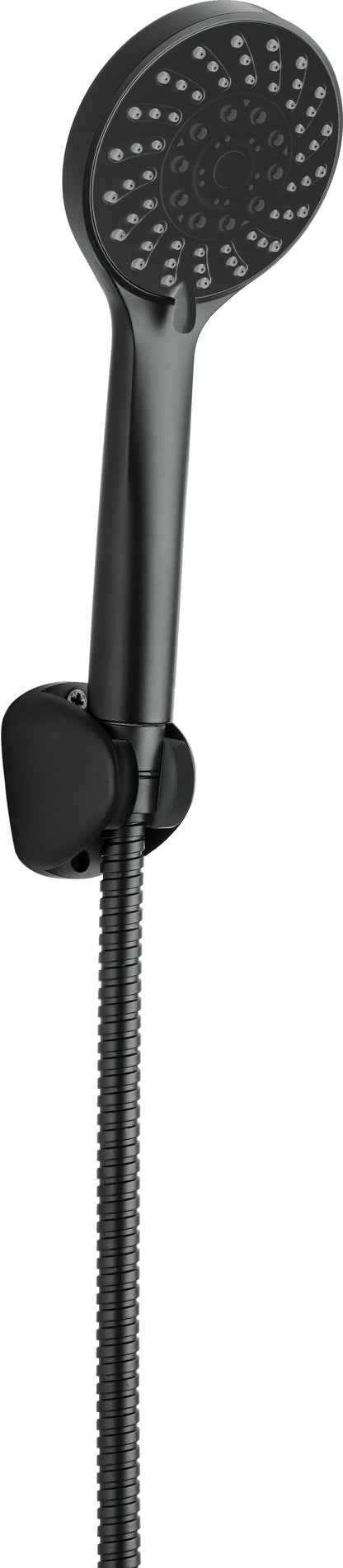 Deante AVIS Duschkopf mit Halterung (5 Strahlarten) Schwarz