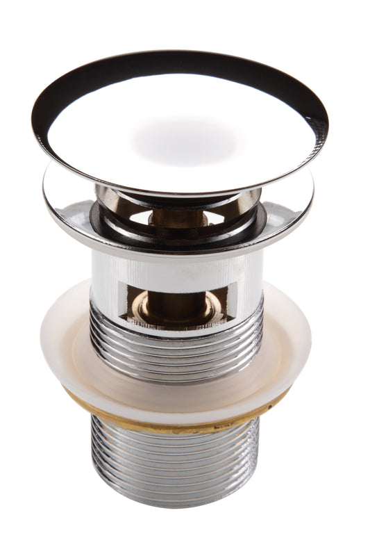 Deante CLICK-CLACK Ablaufgarnitur für Waschbecken / Bidet mit Überlauf Chrom