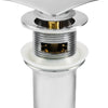 Deante CLICK-CLACK Ablaufgarnitur für Waschbecken / Bidet Universal-Überlauf Quadrat Chrom