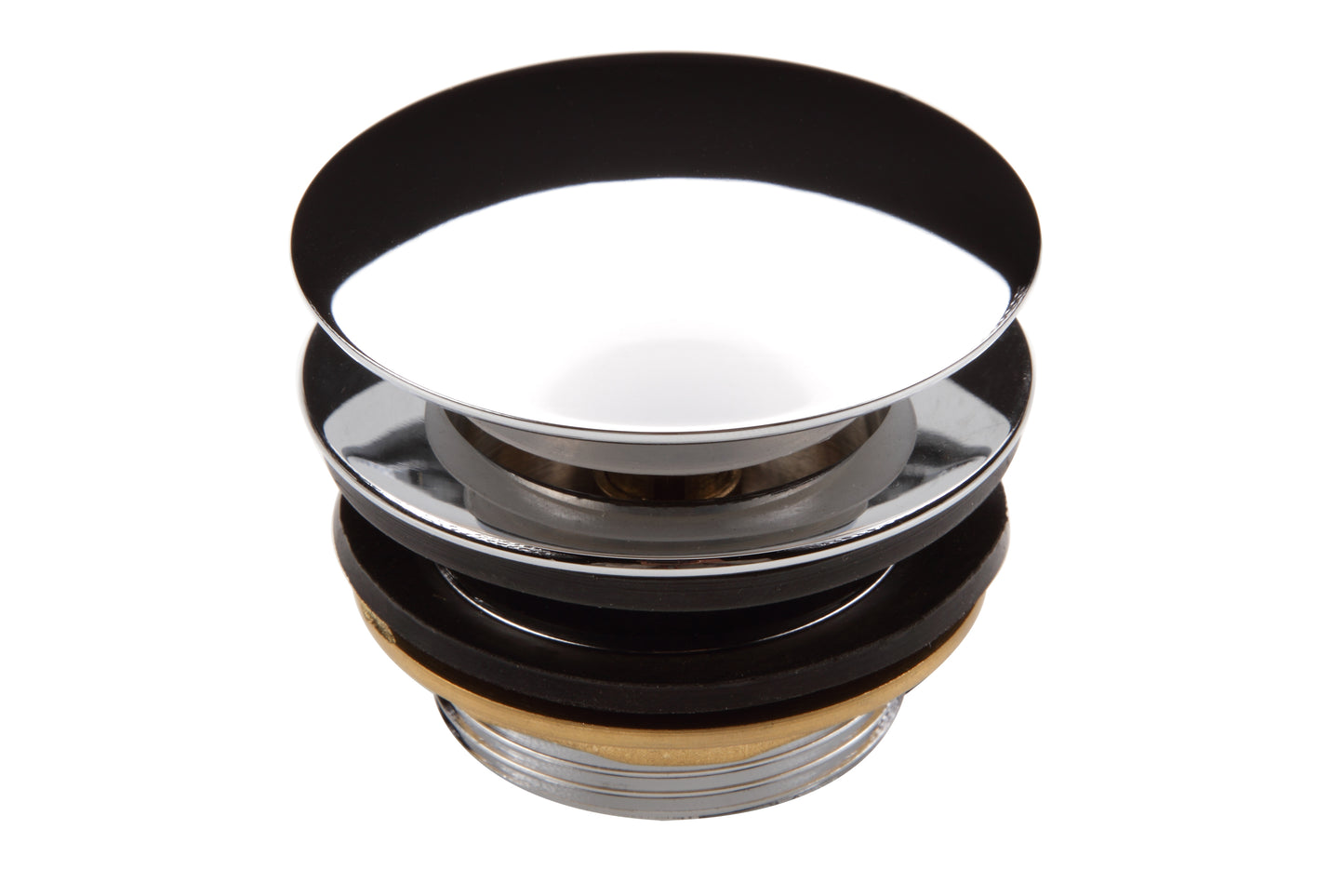 Deante Abflussstopfen Stöpsel für Duschwanne mit Klick-Klack breit G 1 1/2" Chrom