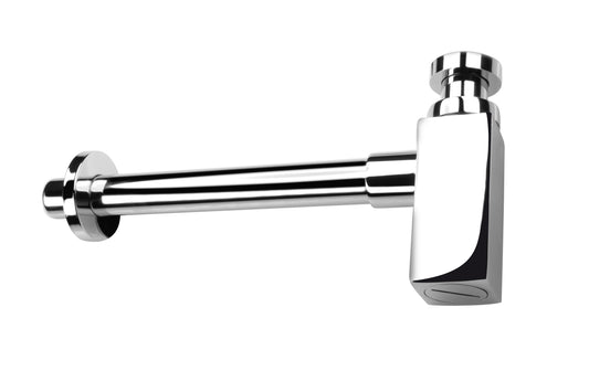 Deante Waschbeckensiphon Tassensiphon Design-Siphon quadratisch Chrom