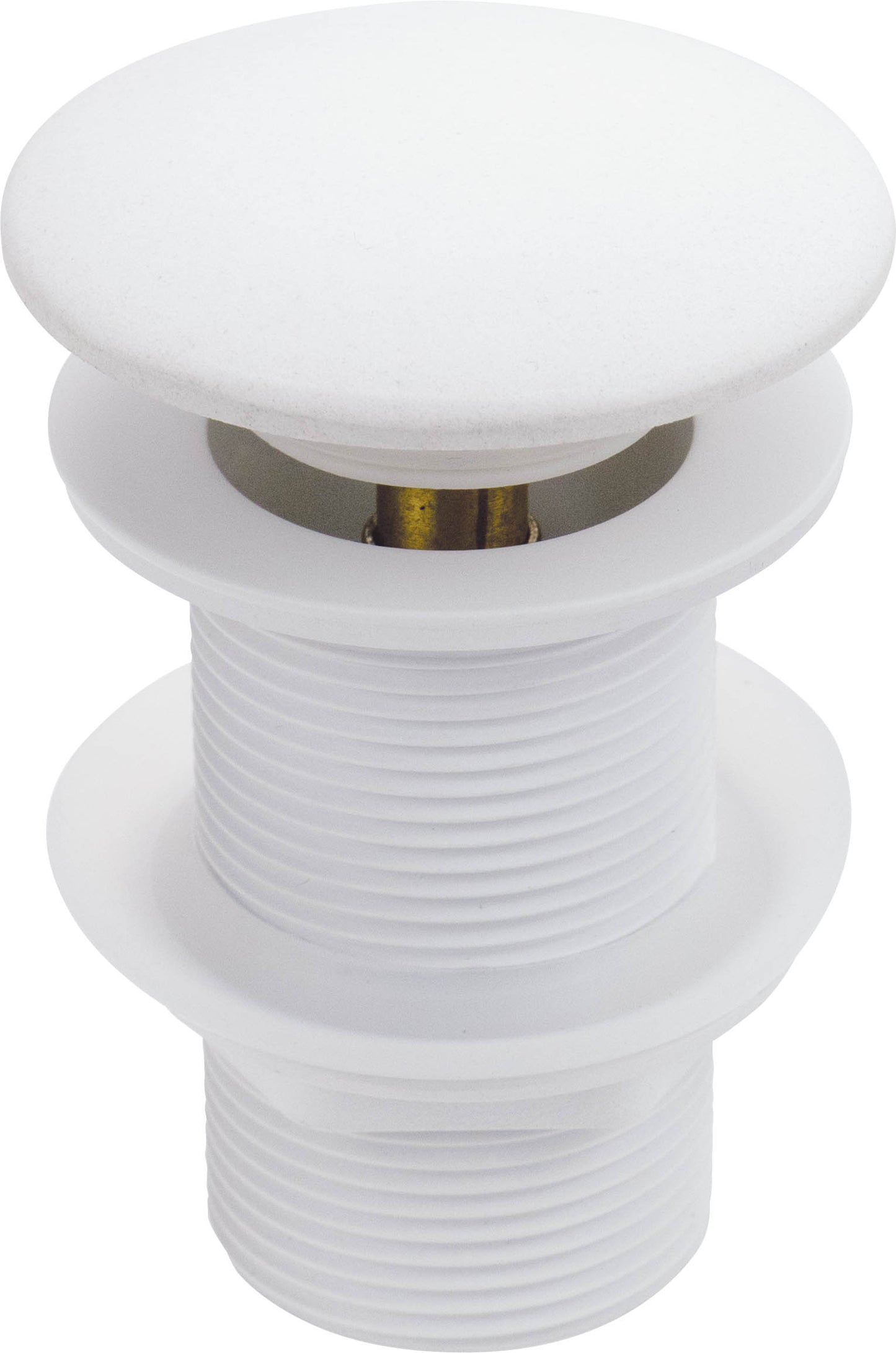 Deante CLICK-CLACK Abflussstopfen Ablaufgarnitur für Waschbecken aus Granit Alabaster