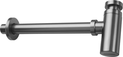 Deante Waschbeckensiphon Tassensiphon Design-Siphon rund Titanium