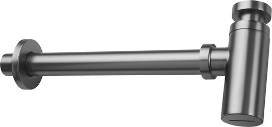 Deante Waschbeckensiphon Tassensiphon Design-Siphon rund Titanium