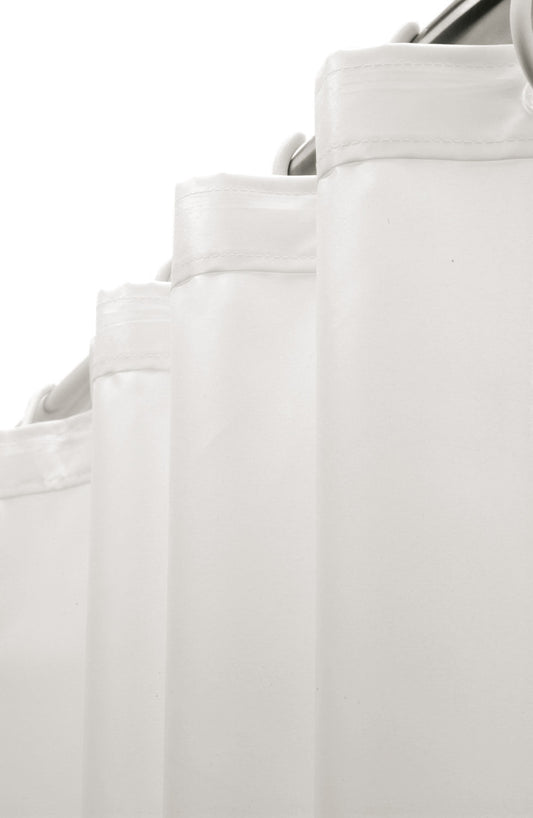 Deante LEHNEN Duschvorhang universal 150 cm 10 Ösen Weiß