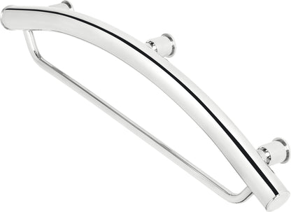 Deante VITAL Haltegriff Senioren-Duschgriff mit Handtuchstange Edelstahl