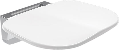 Deante VITAL Duschklappsitz Badezimmer-Klappsitz Weiß-Chrom
