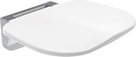 Deante VITAL Duschklappsitz Badezimmer-Klappsitz Weiß-Chrom