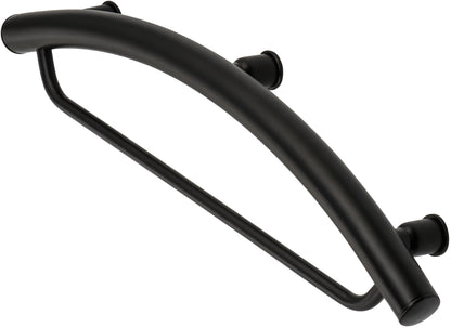 Deante VITAL Haltegriff Senioren-Duschgriff mit Handtuchstange Schwarz