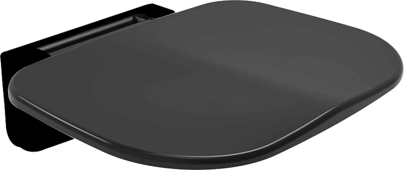 Deante VITAL Duschklappsitz Badezimmer-Klappsitz Schwarz