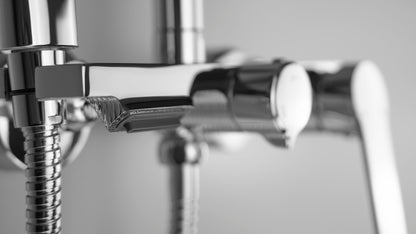 Deante LOCO Duschsystem-Set mit Mischbatterie Anti-Kalk Chrom