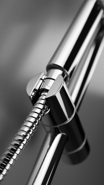 Deante IVO Duschsystem mit Mischbatterie und Regendusche Chrom