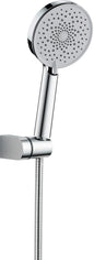 Deante IVO Duschbrause mit Halterung Anti-Kalk (3 Strahlarten) Chrom