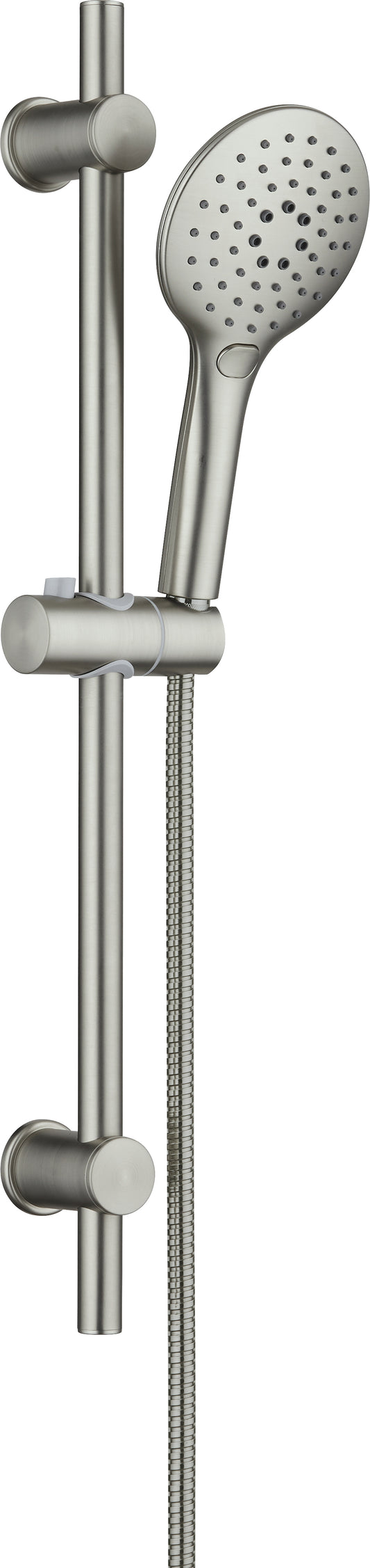 Deante LUPO Duschstange mit Handbrause (3 Strahlarten) Stahl gebürstet