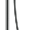 Deante ARNIKA Duschbrause-Set mit Duschstange (3 Strahlarten) Titanium