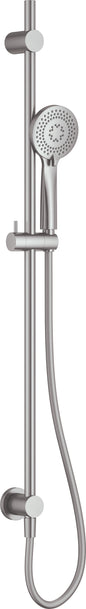 Deante ALPINIA Duschbrause-Set (3 Strahlarten) Unterputz Stahl gebürstet