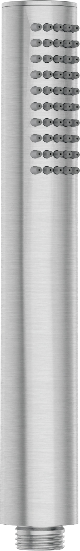 Deante SILIA Stabhandbrause Duschkopf rund Stahl gebürstet