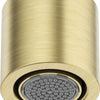 Deante SILIA Design-Regenduschkopf Kopfbrause (1 Strahlart) Gold gebürstet