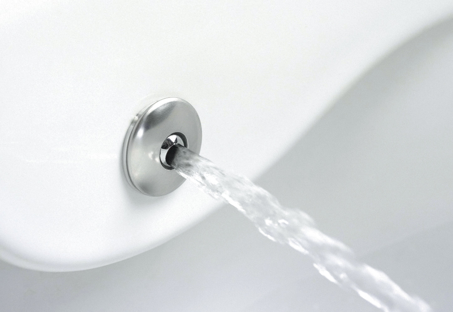 Deante PEONIA Wand-WC Bidetfunkton mit Mischarmatur spülrandlos mit Sitz Weiß-Chrom