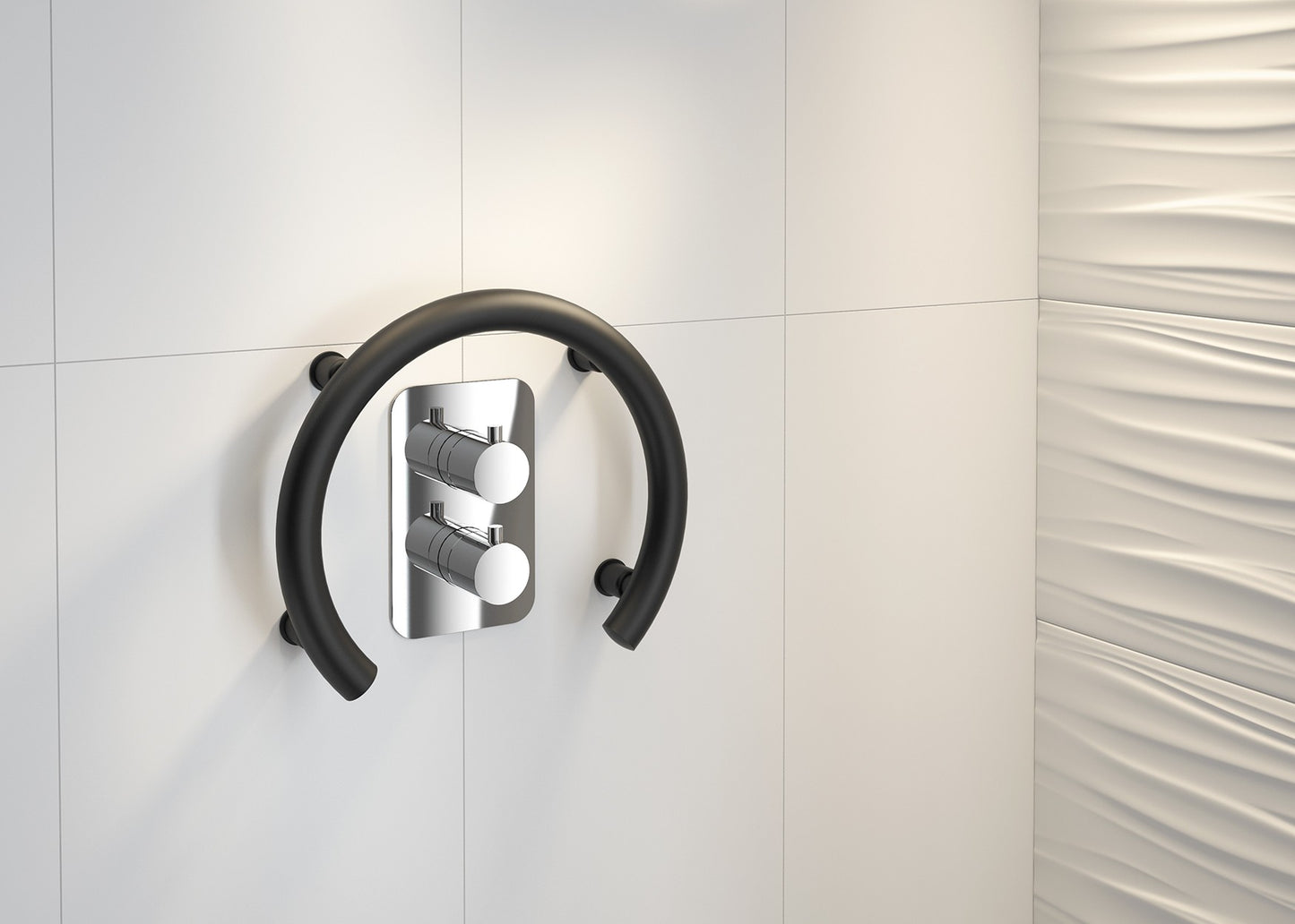 Deante THERM Rund Unterputz Duscharmatur für Mischbox Chrom