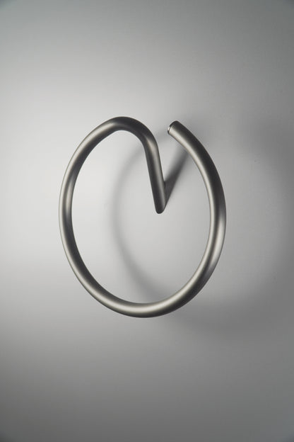 Deante SILIA Design-Handtuchring offen rund Titanium