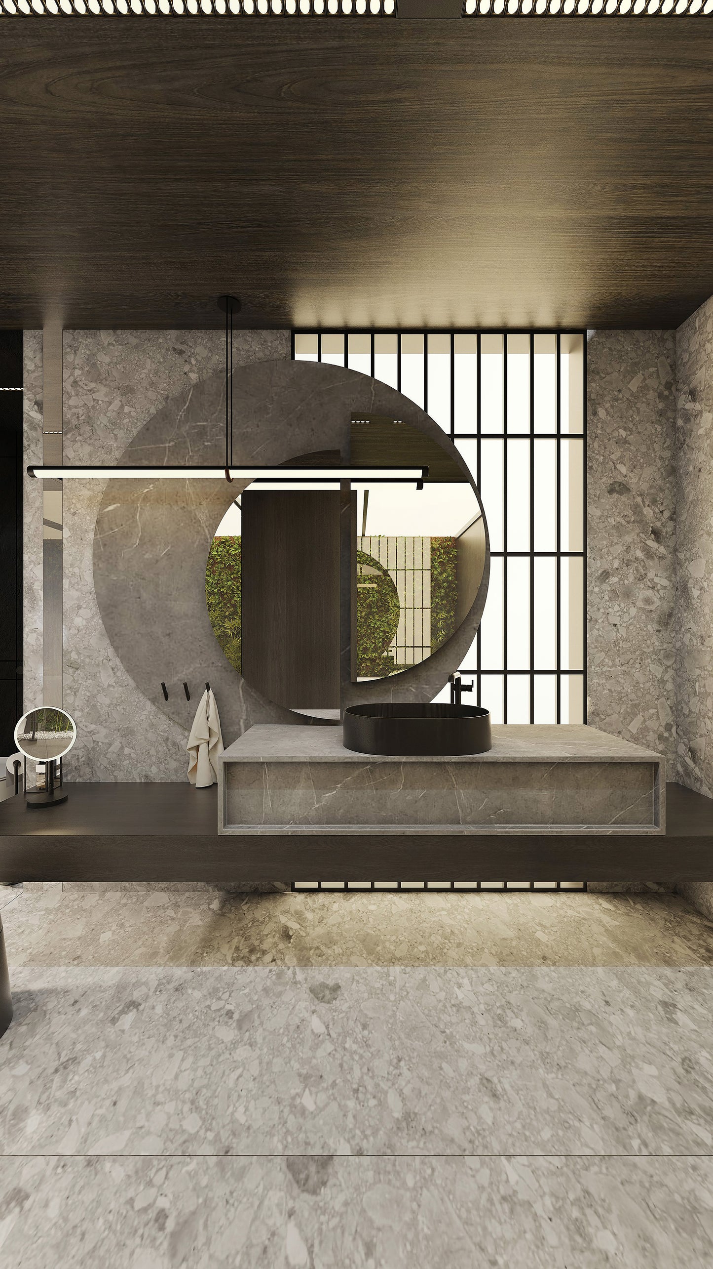 Deante SILIA Design-Waschtischarmatur hoch mit Hebel seitlich Schwarz