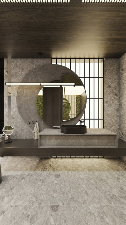 Deante SILIA Design-Waschtischarmatur hoch mit Hebel seitlich Schwarz