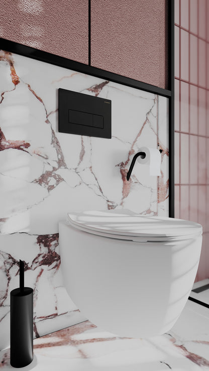 Deante SILIA WC-Bürstengarnitur bodenstehend Schwarz