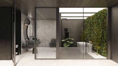 Deante SILIA Acryl-Badewanne Wand-/freistehend halbrund 170 cm Weiß