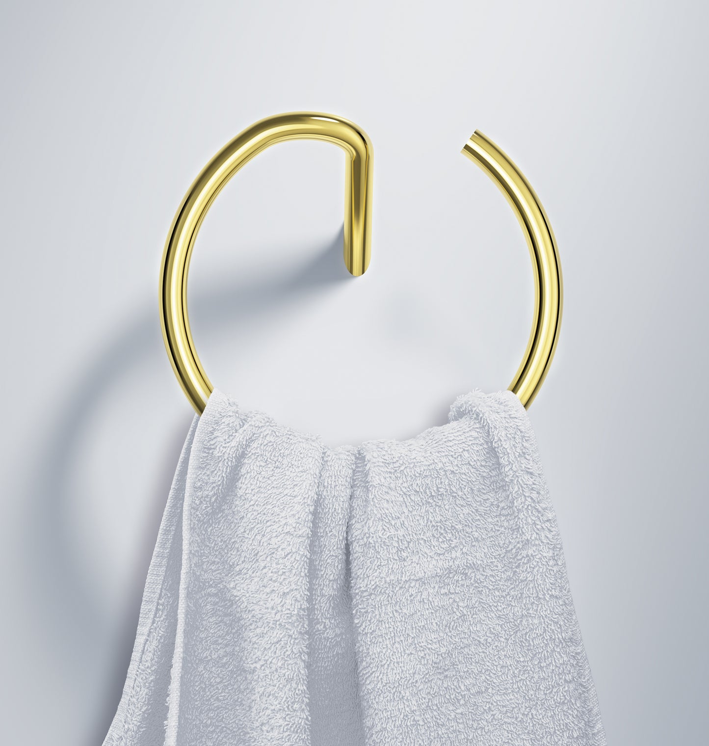 Deante SILIA Design-Handtuchring offen rund Gold