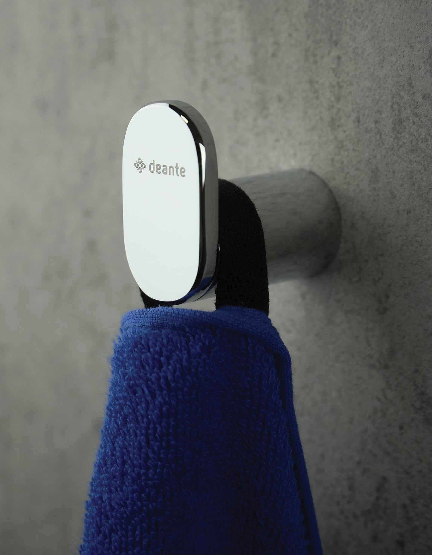 Deante ROUND Design-Wandhaken Handtuchhaken einzeln Chrom