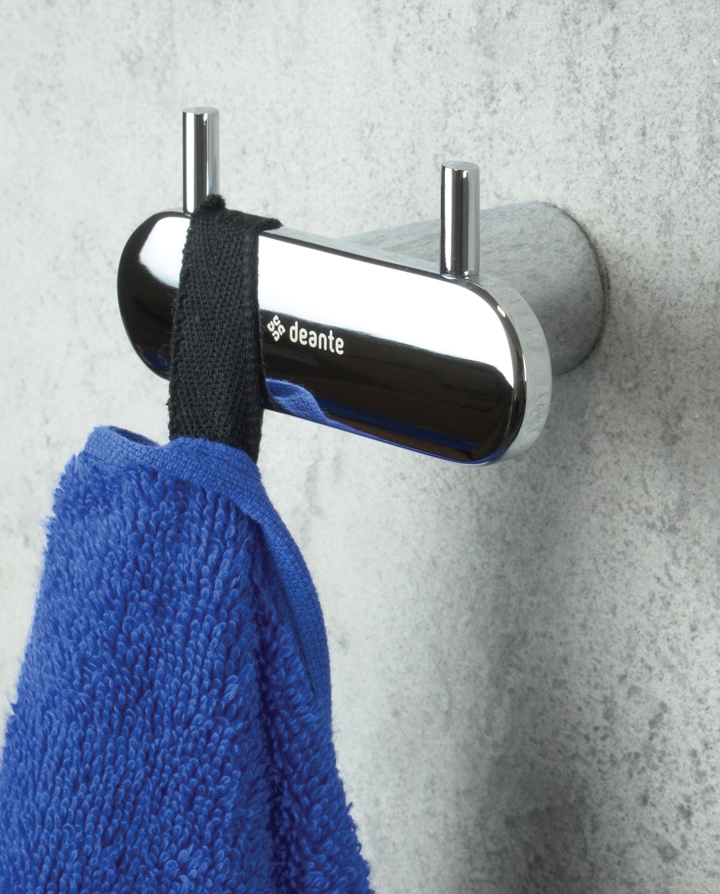 Deante ROUND Handtuchhaken Bademantelhaken doppelt Chrom