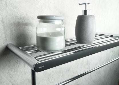 Deante ROUND Badablage mit Handtuchstange Chrom