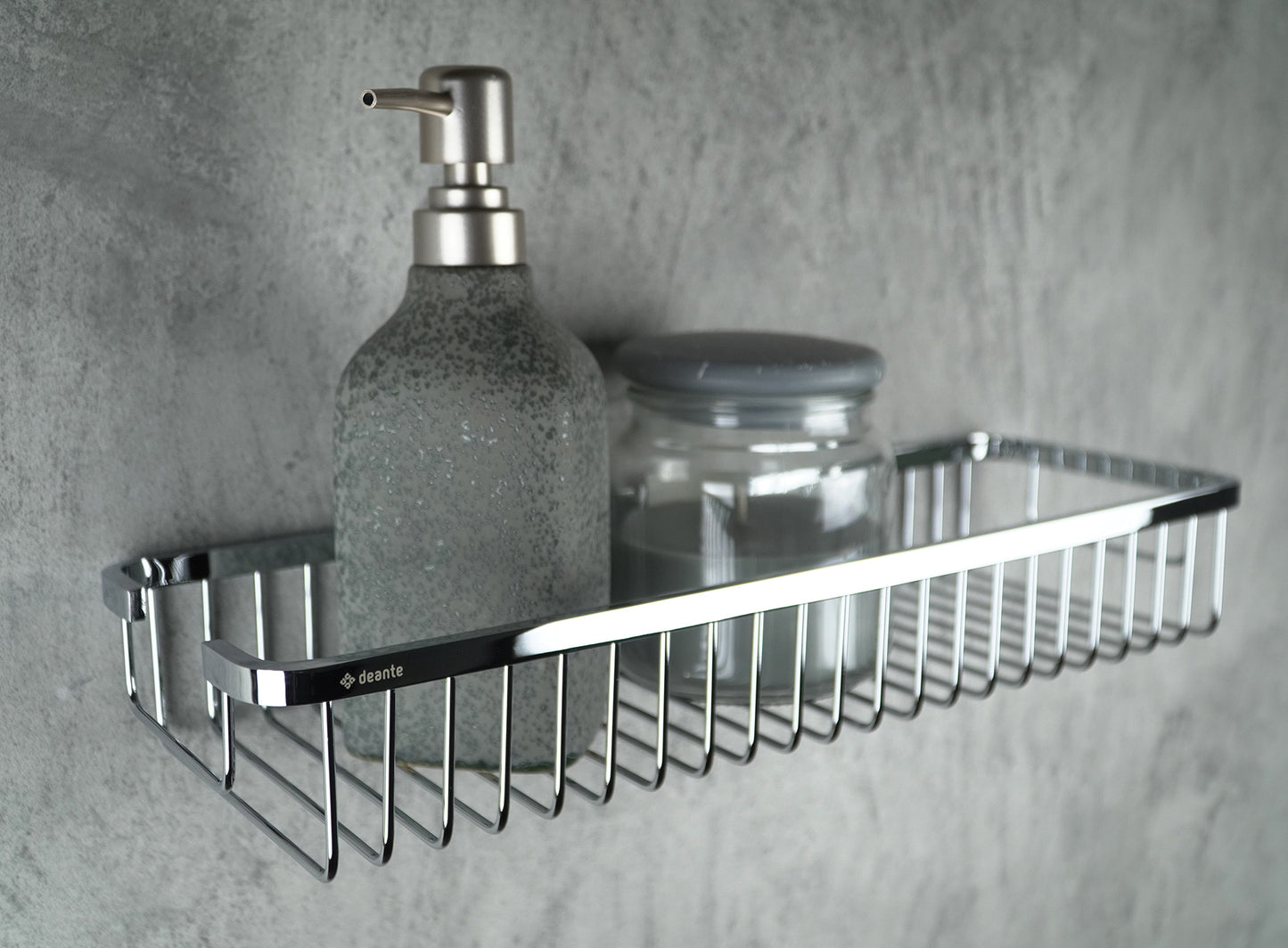 Deante ROUND Duschkabinenkorb Duschablage Chrom