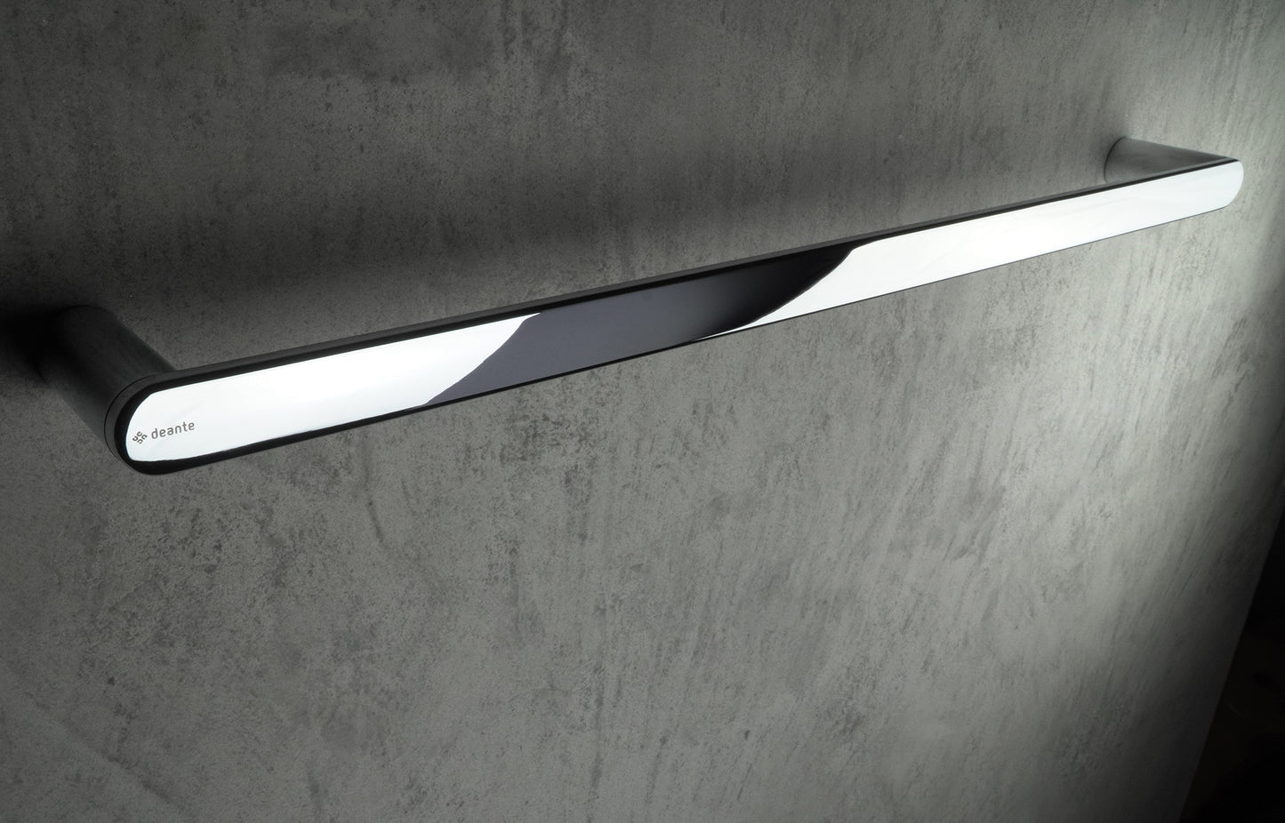 Deante ROUND Design-Handtuchhalter Badetuchstange einzeln 60 cm Chrom