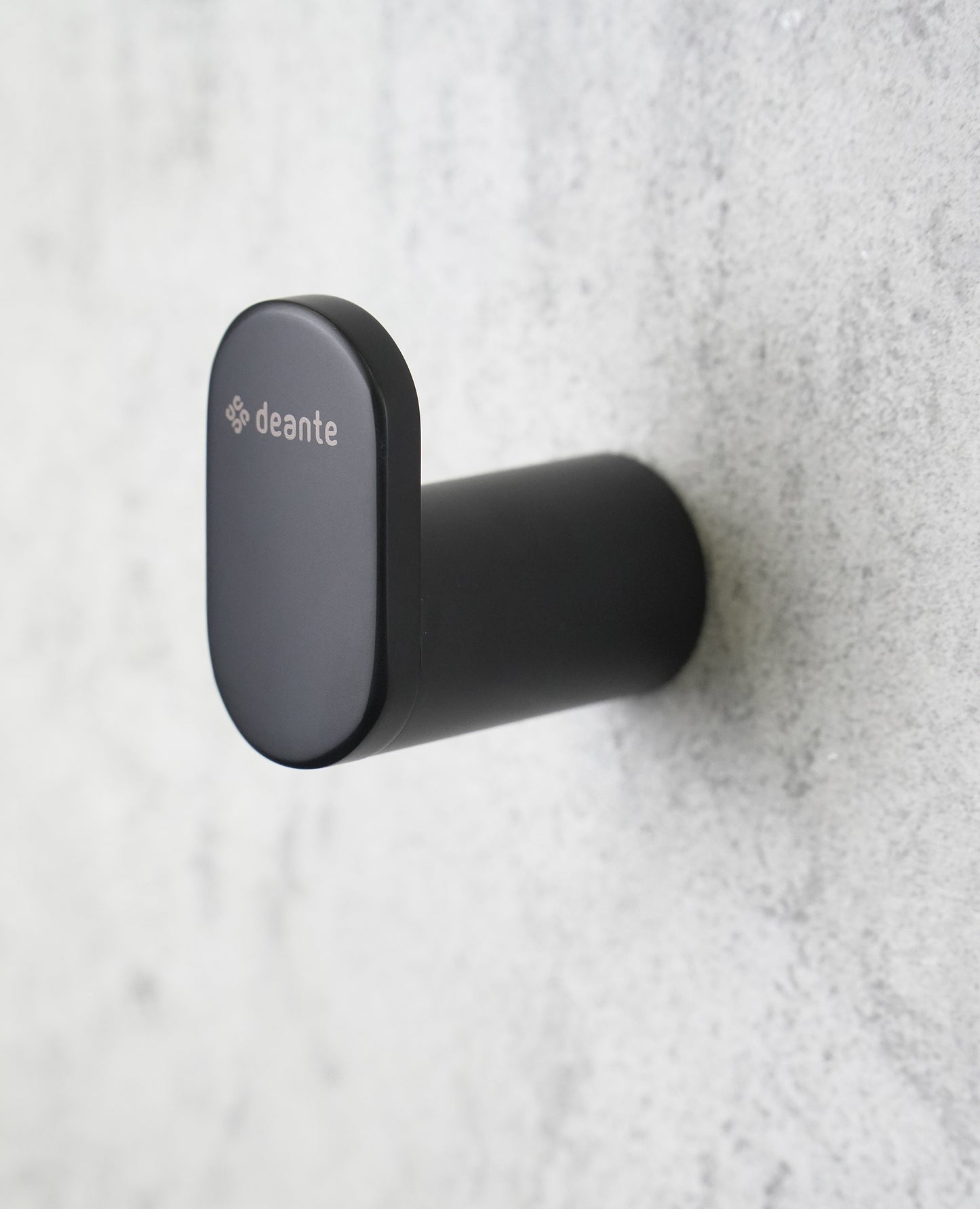 Deante ROUND Design-Wandhaken Handtuchhaken einzeln Schwarz