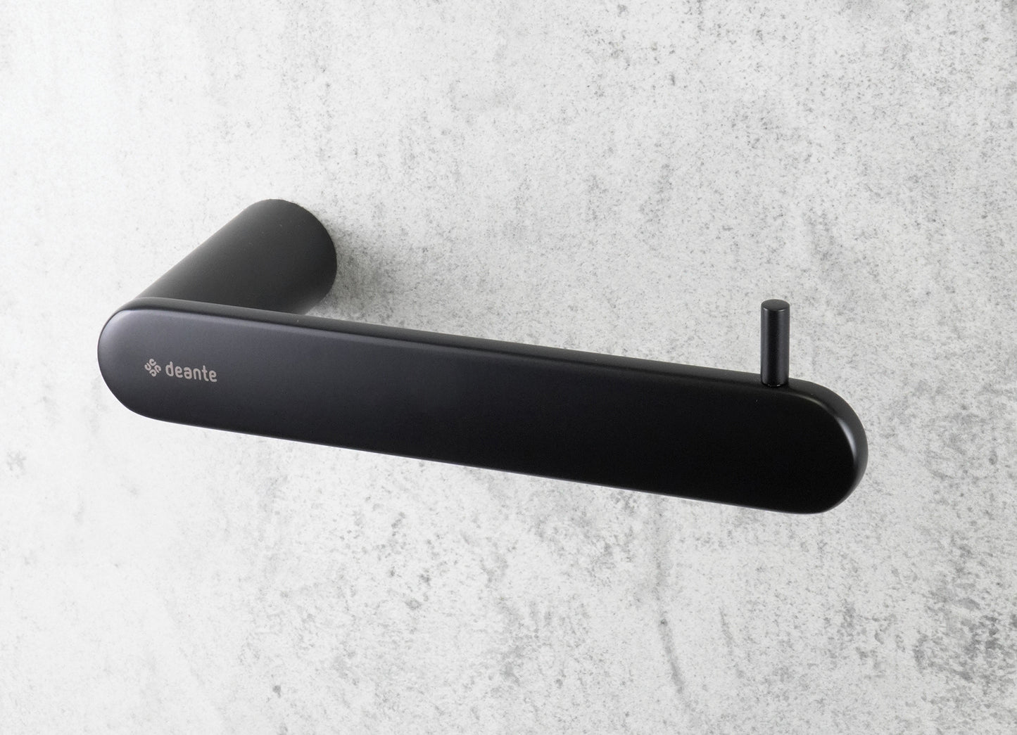 Deante ROUND Design-Toilettenpapierhalter offen Schwarz