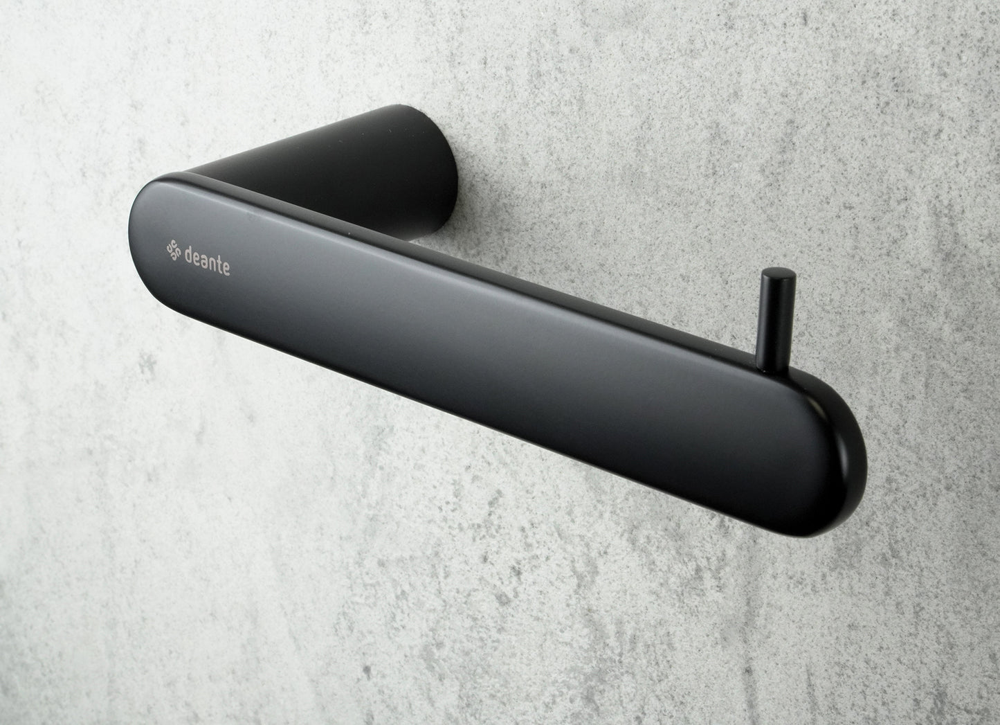 Deante ROUND Design-Toilettenpapierhalter offen Schwarz