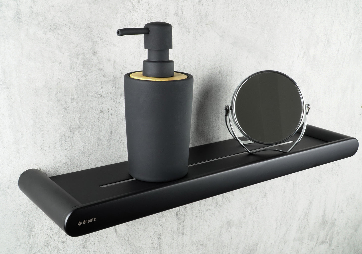 Deante SILIA Duschablage Badablage Schwarz