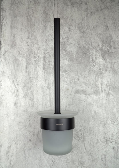 Deante ROUND Design-WC-Bürstengarnitur offen zur Wandmontage Schwarz