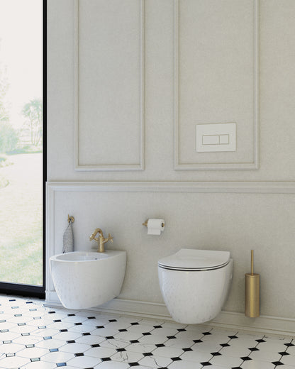 Deante TEMISTO Handtuchhaken Wandhaken im Retro-Design Messing