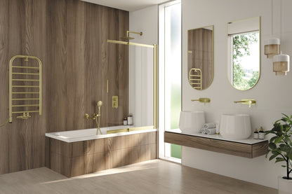 Deante PRIZMA Acryl-Einbaubadewanne 180 cm Weiß