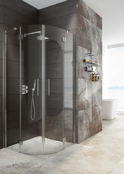 Deante THERM Unterputz-Duschset mit Mischbox und Regendusche quadratisch Chrom