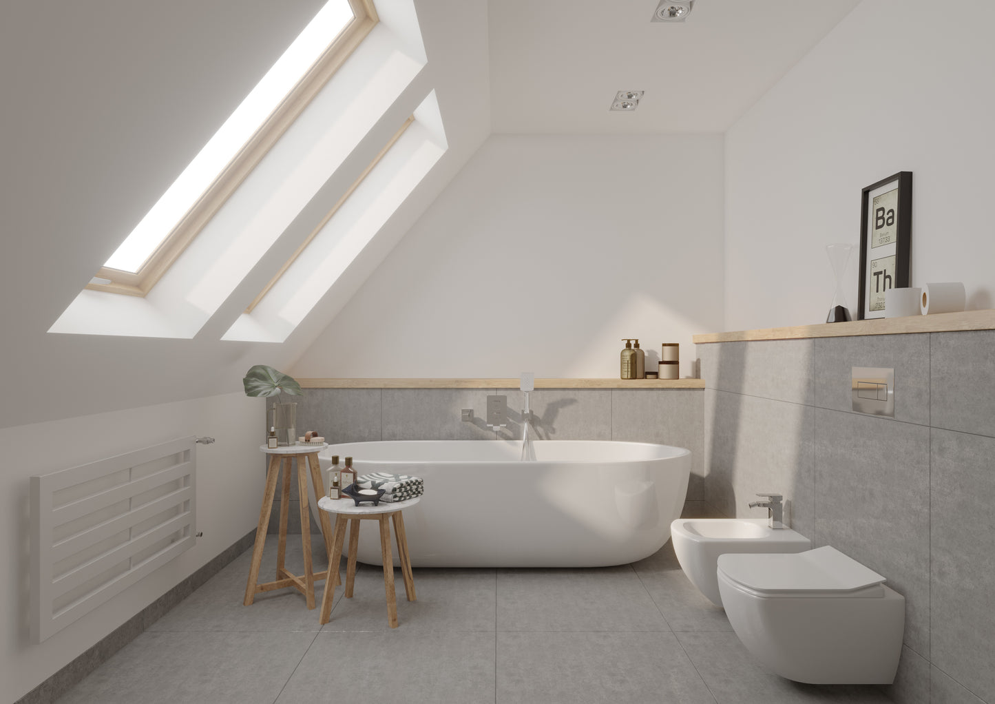 Deante BLUR Wand-Bidet Weiß