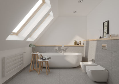 Deante BLUR WC-Komplettset Unterputz-Vorwandelement (6-in-1) Weiß-Chrom