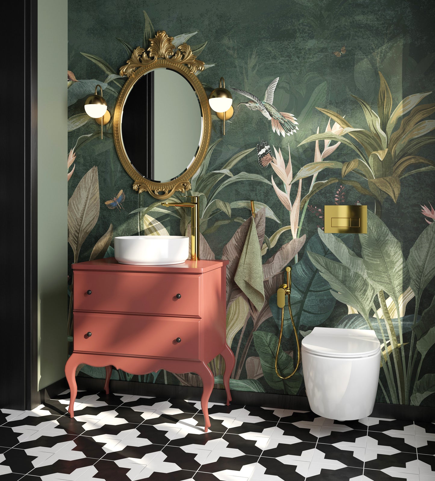 Deante SILIA Keramik-Aufsatzwaschbecken rund Ø 36 cm Weiß