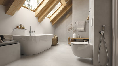 Deante SILIA Acryl-Badewanne Wand-/freistehend halbrund 150 cm Weiß