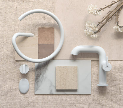 Deante SILIA Design-Handtuchring offen rund Weiß